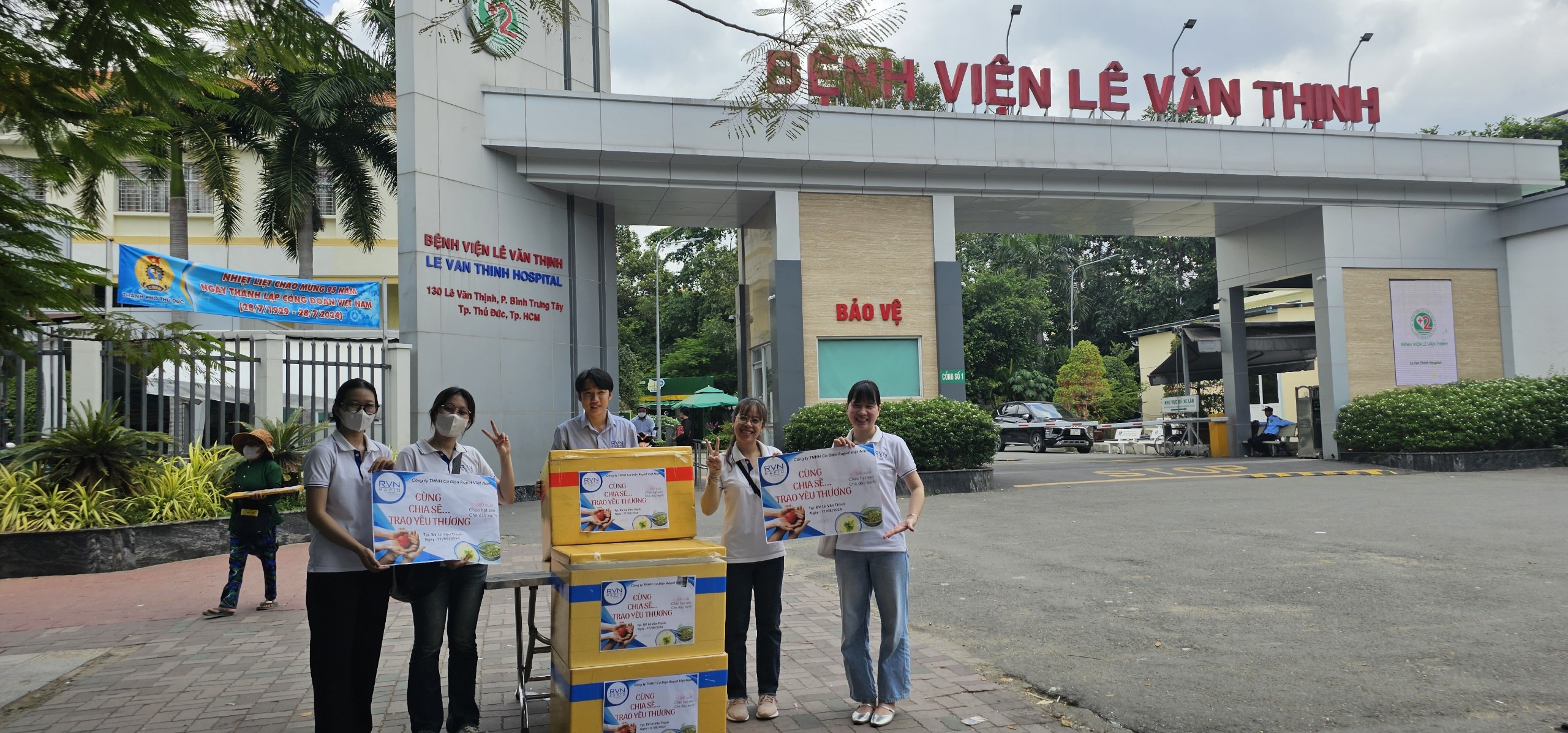 "Sharing to Love"  - During Vu Lan Festival: A Meaningful Charity Event at Le Van Thinh Hospital