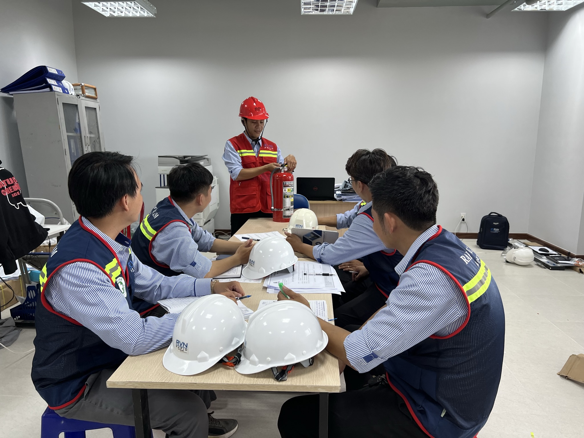 2nd Safety Meeting at FPT University Construction Site