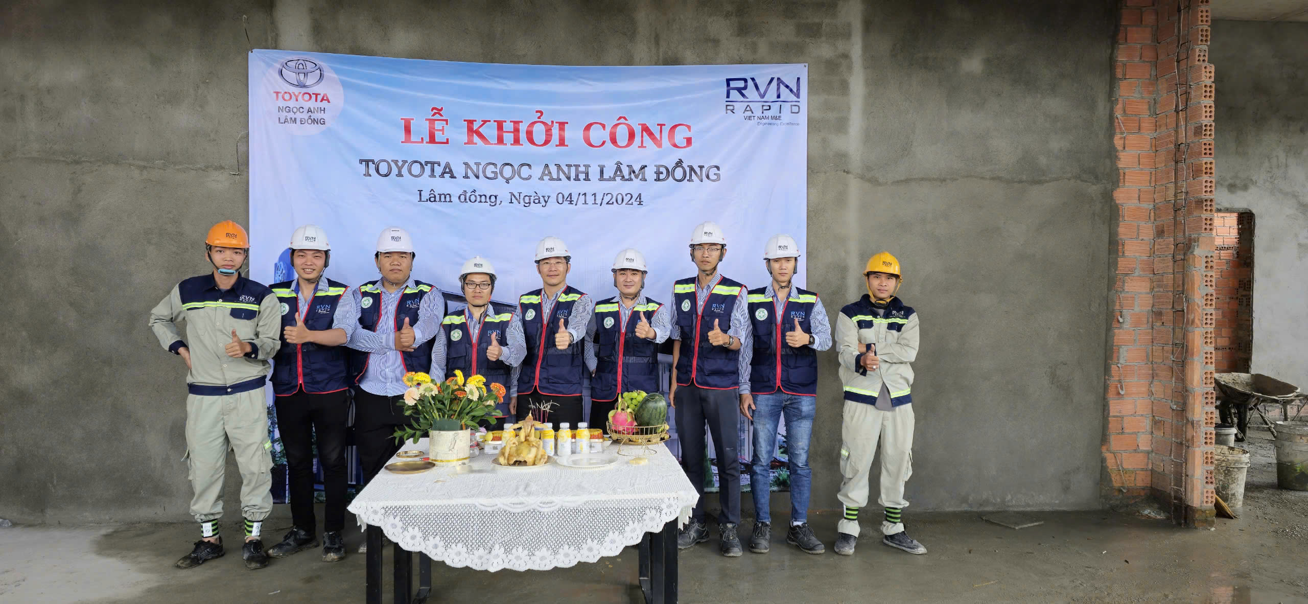 Rapid Vietnam Commences Construction of Toyota Ngoc Anh Showroom Project in Lam Dong