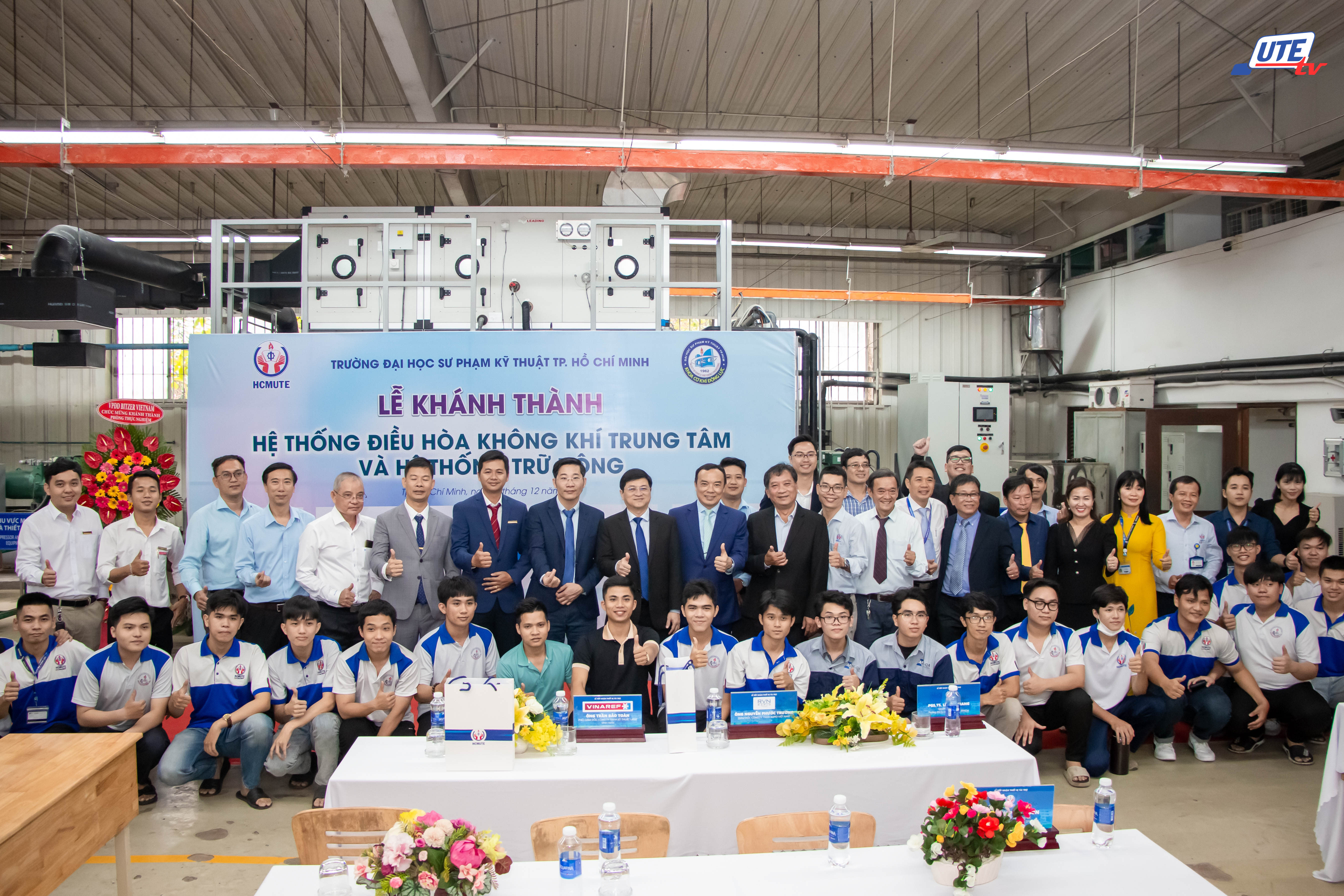 RAPID VIETNAM M&E CO., LTD. DONATED EQUIPMENT “CENTRAL AIR CONDITIONING SYSTEM AND FREEZING SYSTEM” TO HO CHI MINH CITY UNIVERSITY OF TECHNICAL EDUCATION