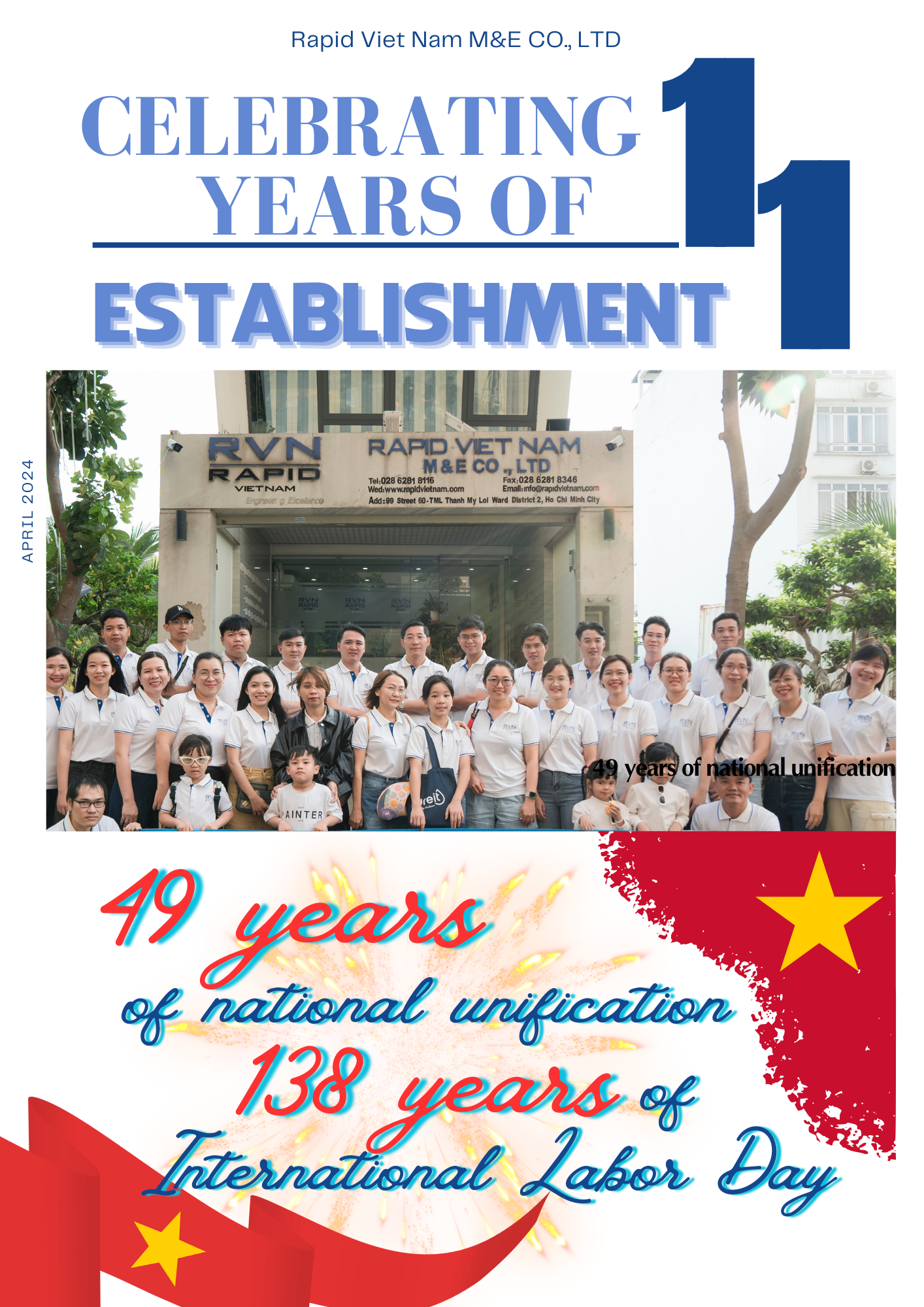 RVN's April Newsletter: Celebrating 11 Years Of Establishment