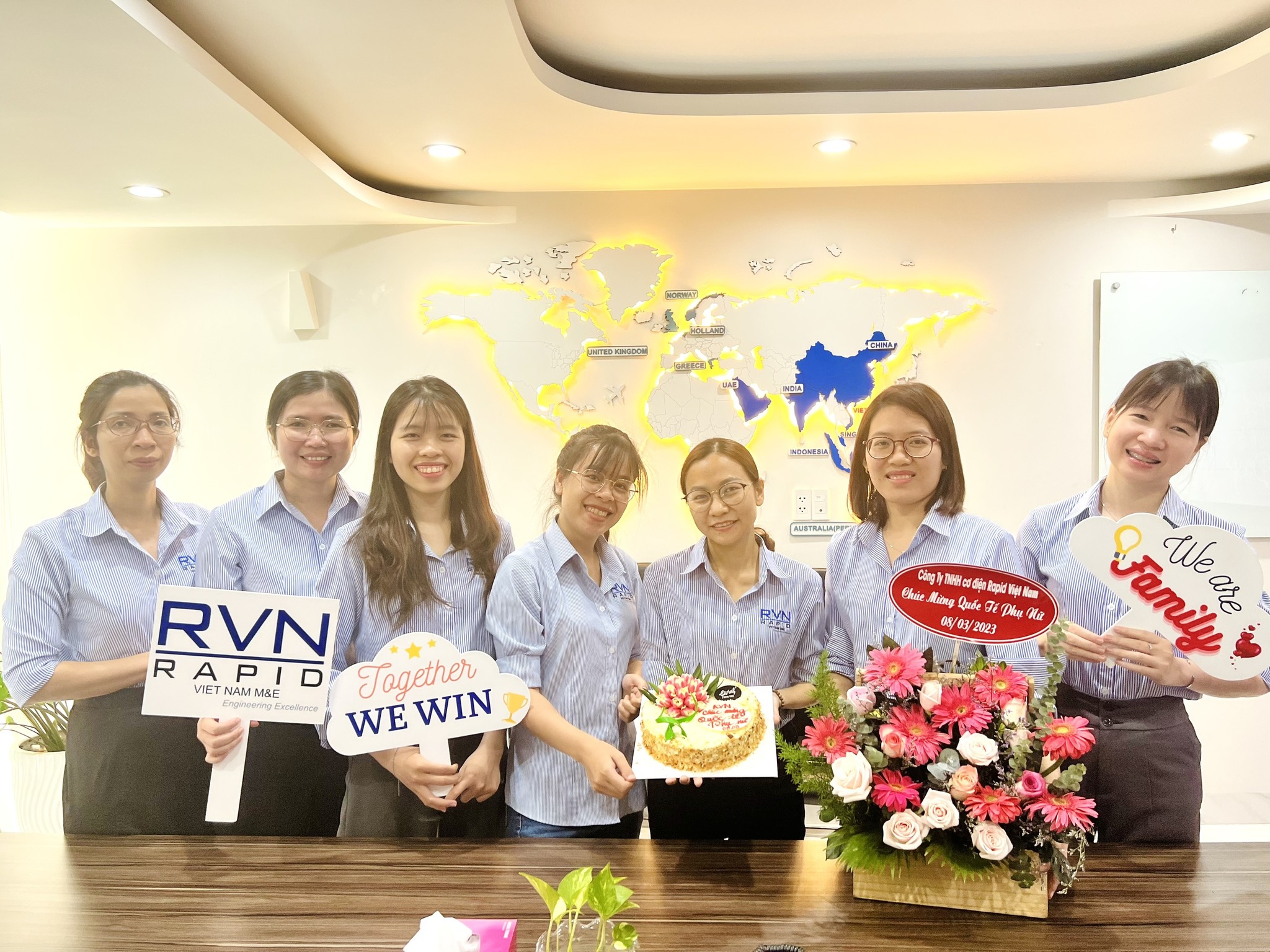 Happy International Women's Day 08/03/2023: Wishes From Rapid Vietnam M&E Co., Ltd.